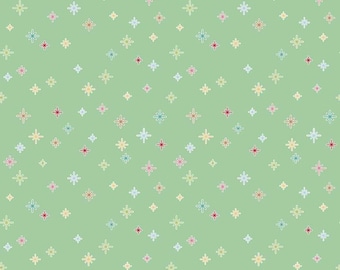 Cozy Christmas Sparkle Mint  C5365-MINT  Riley Blake Designs -  Sparkles - Lori Holt - Quilting Cotton Fabric