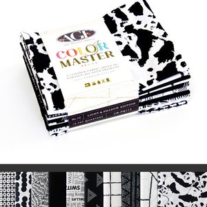 Clearance 10 PCS Fat Quarter Bundle -Light & Shadow Edition-  AGF Color Master Collection   Art Gallery CB-FQ113