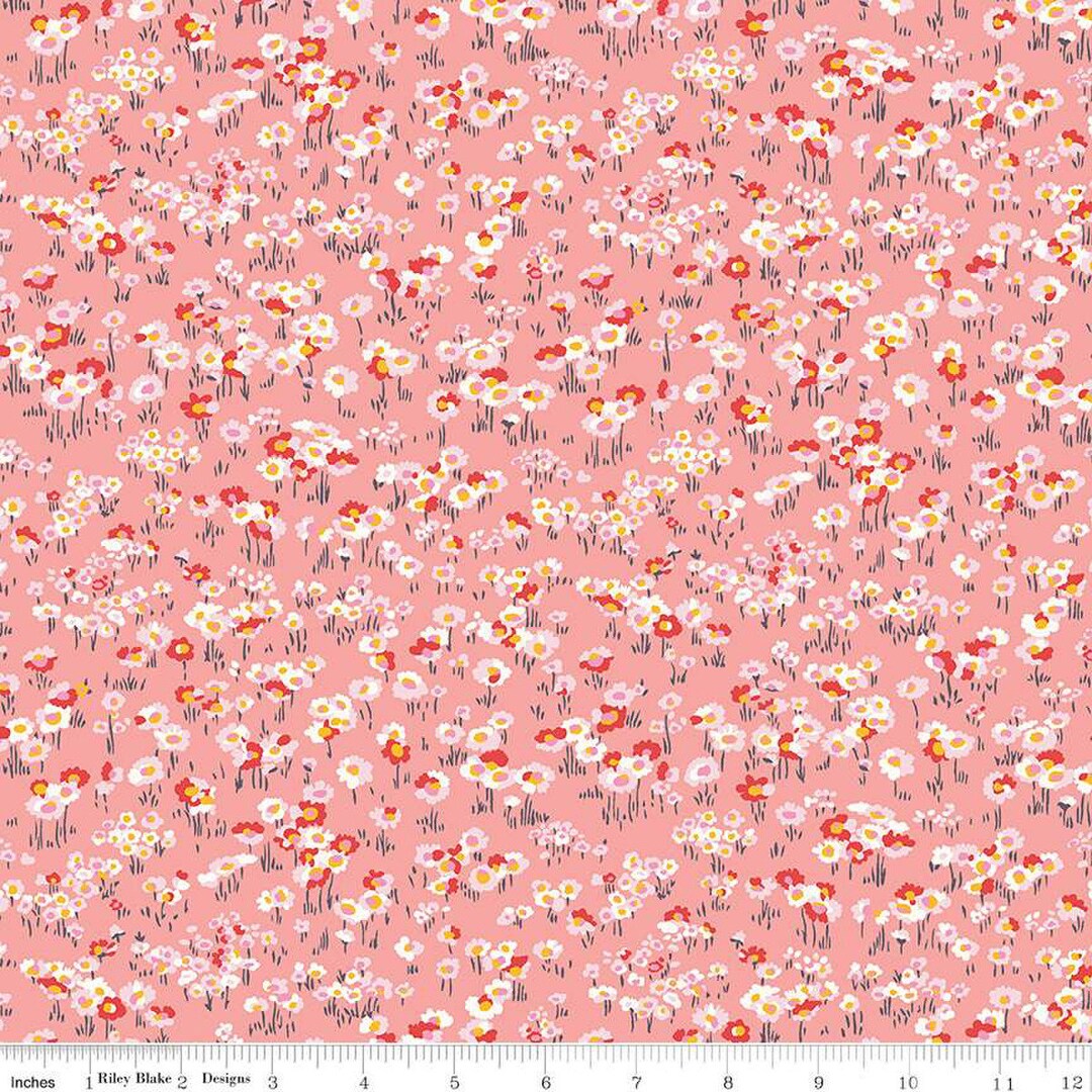 Sale Liberty Fabrics Garden Party Picnic Trifle Darling Daisies C ...