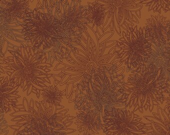 Russet Orange  FE-503  Floral Elements  Art Gallery Fabrics By The Yard