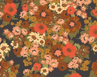 16D  Hazelwood  Collection – Forest Fabric  *  Wild Flora Moonlight    HZW62305   Art Gallery Fabrics  AGF    Quilting Fabric  Yardage