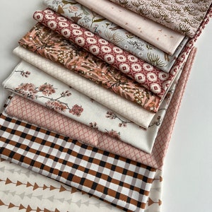 Pink Blossom Beige   Color Spring  Quilt Bundle 10  Art Gallery Fabrics  AGF    Fat Quarter / Half Yard/Yard Bundle