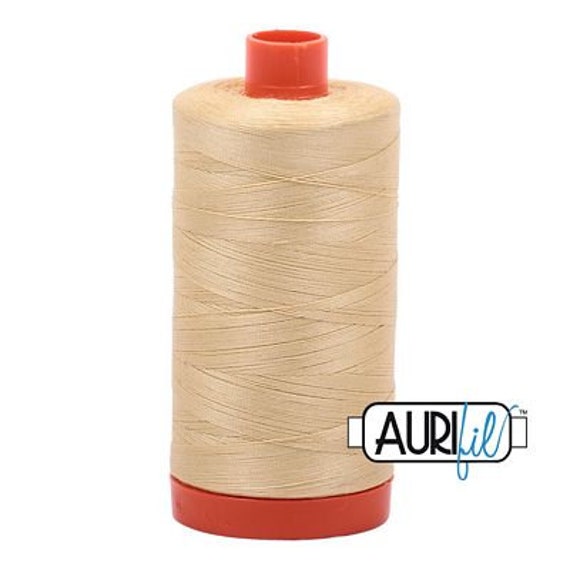 Aurifil Cotton Mako 2125 Wheat 50wt Aurifil Cotton Mako 2125 Wheat 50wt
