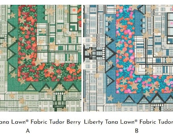 Tudor Berry   Liberty of London  Tana Lawn  Cotton Fabric  Christmas