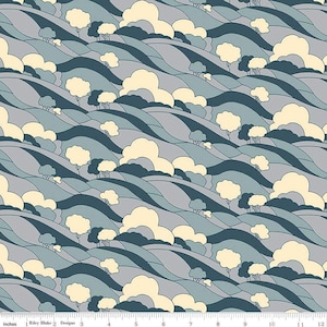 Clearance Woodland Walk Misty Morning Hillside A  016668124A  Liberty Fabrics | Riley Blake Quilt Cotton Fabric