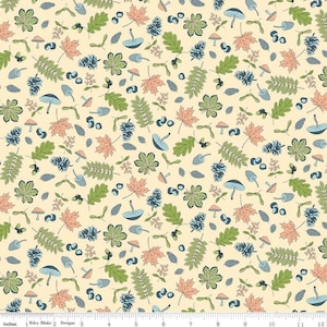 Clearance Woodland Walk Misty Morning Woodland Forage A  016668121A  Liberty Fabrics | Riley Blake Quilt Cotton Fabric