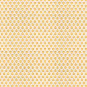 May include: A repeating pattern of small, stacked rectangles in a golden yellow color, arranged in a grid on a cream-colored background. The design is symmetrical and creates a textured appearance.