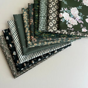 Evergreen  Green Color  Quilt Bundle Art Gallery Fabrics  Fat Quarter / Half Yard/Yard Bundle