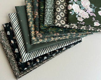 Evergreen  Green Color  Quilt Bundle Art Gallery Fabrics  Fat Quarter / Half Yard/Yard Bundle