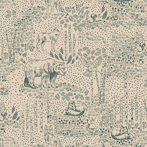 Backorder  Woodland Keeper Collection *  Awaken Forest Fern  WKP79504   Art Gallery Fabrics |  AGF | Quilt Cotton Fabric  Yardage