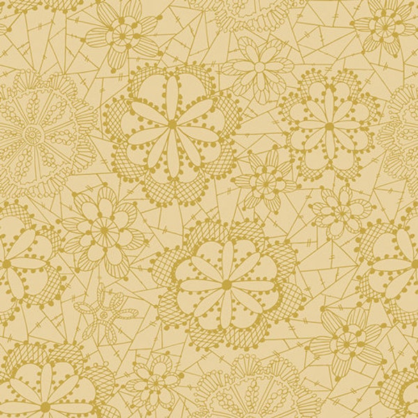 Clearanced Boho Fusions Collection * Lace in Bloom Boho  FUS-B-207  Quilt Fabric by Art Gallery Fabrics AGF by the yard