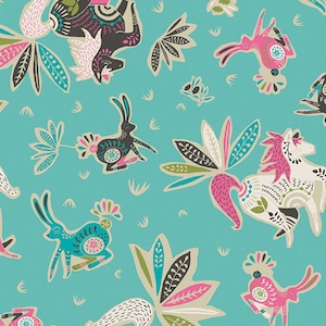 Clearance Tallinn  Collection * Zirkusbau Candy TAL-75305 Folk Art Fabric  Art Gallery Fabric