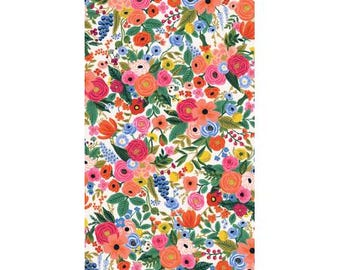RP104-CR1 Wildwood - Petite Garden Party - Cream Fabric    Rifle Paper Co Cotton+Steel