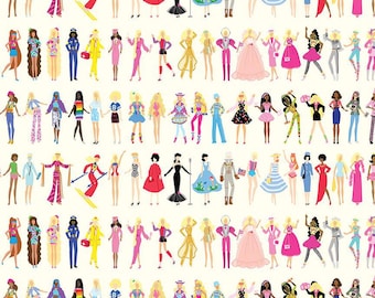 Barbie™ World Barbie-poppen crème CD15021-Crème | Riley Blake Designs