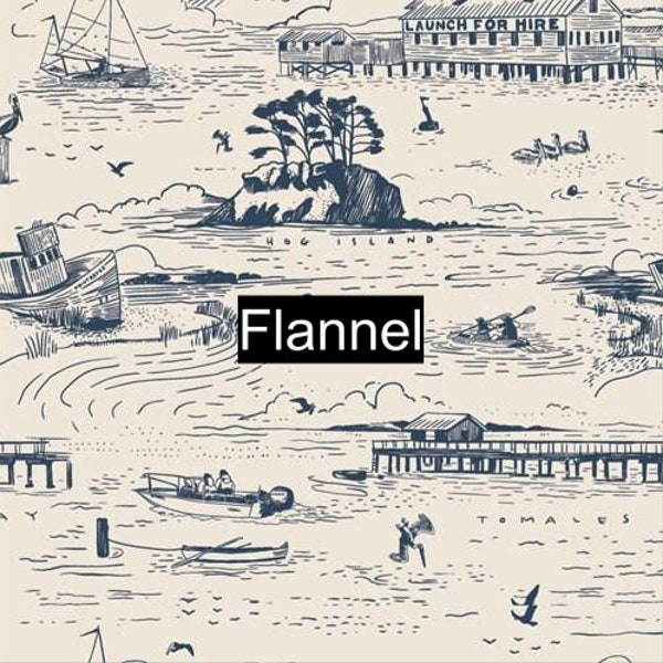 Flannel * Tomales Bay Collection * Preorder Seaside Dusk in Flannel  F20906a | Tomales Bay  | Art Gallery  Fabric AGF|