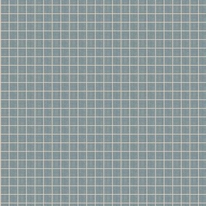 May include: A blue and white grid pattern with a subtle texture. The grid is made up of thin lines that create a series of squares.