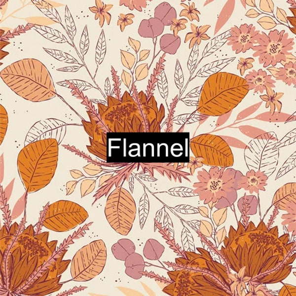 Flannel * Season & Spice Collection * Seasonal Bouquet Plum in Flannel  F-26615-1 |   | Art Gallery  Fabric AGF|