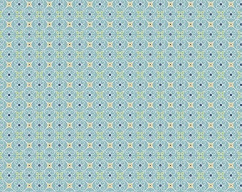 Cozy Christmas Wrapping Paper Blue  by Lori Holt - C5367-BLUE | Riley Blake |Quilt Cotton