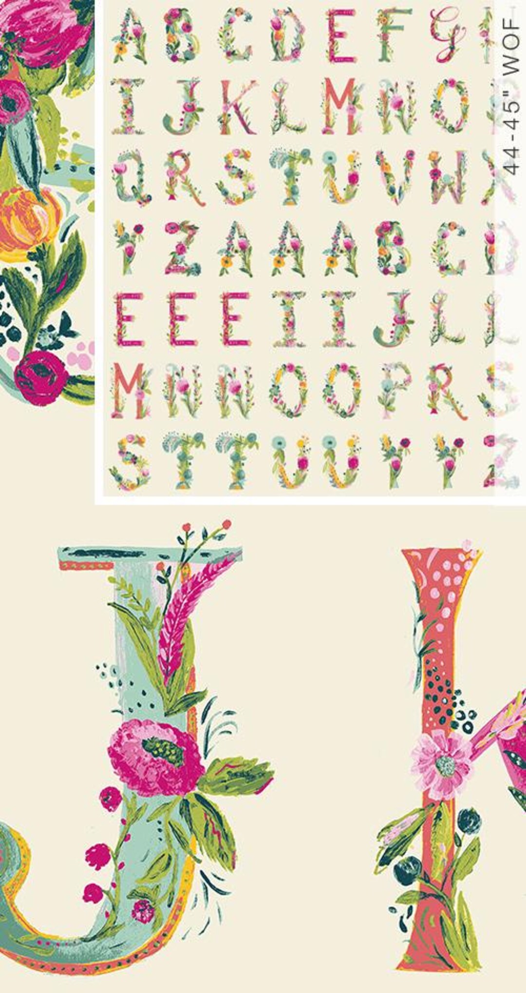 Joyeux Alphabet Panel JOI-79129 Timeless Prints Quilt Fabric by Art ...