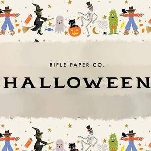 Rifle Paper Fabric  Fat Quarter Bundle HALLOWEEN 17 Pieces  Rifle Paper Halloween