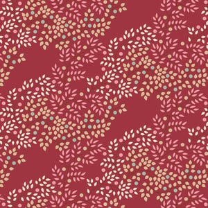 Creating Memories  Collection | Tilda | Creating Memories- Berrytangle Burgundy   TIL130147
