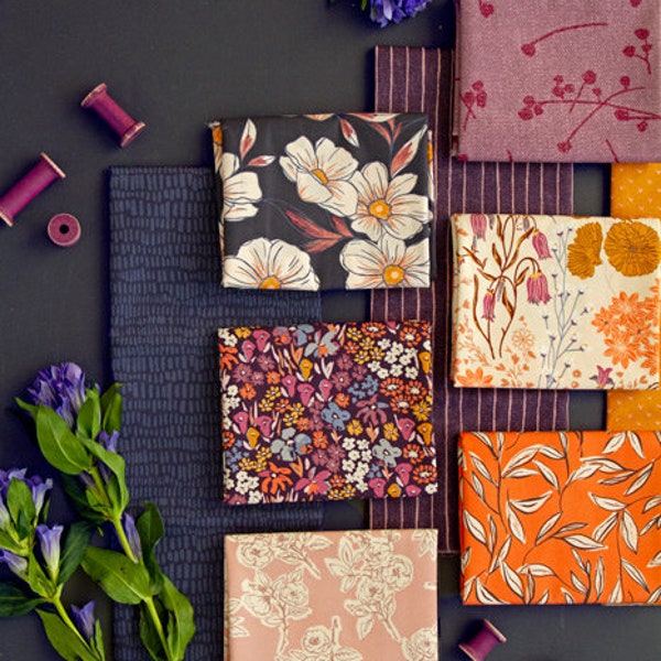 Dusk Fusion Collection * Fusion Bundle | 10  Bundle | Art Gallery Fabrics Quilting Bundle | Fat Quarter Bundle | Half Yard Bundle