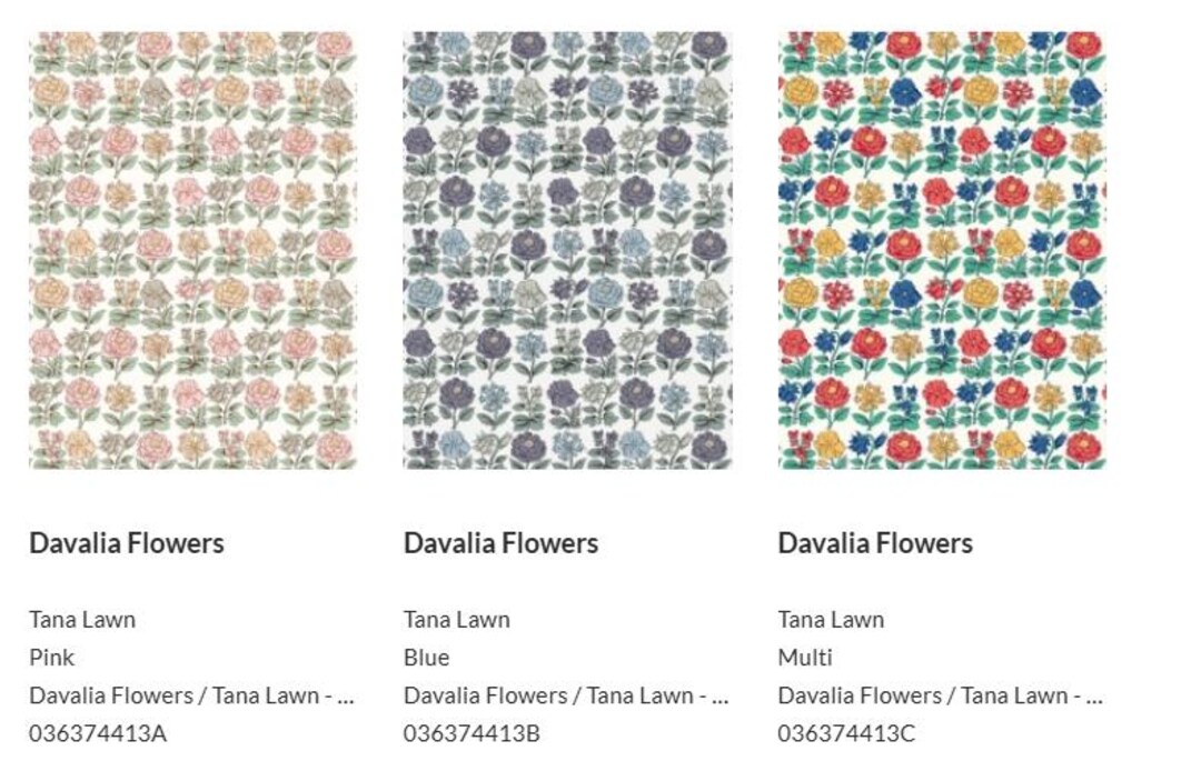Archive Daydream Liberty of London Tana Lawn Cotton Fabric Davalia