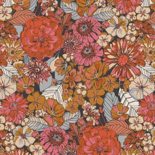 Flanell Fleuron Haven i flanell F-73300 Quilttyg från Art Gallery Fabrics AGF AGF per meter