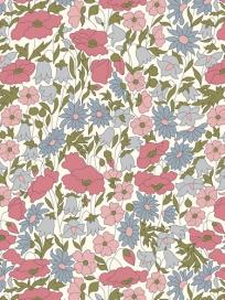 Pink Poppy and Daisy / Tana Lawn 03634095R Liberty Tana Lawn™ Cotton - Etsy