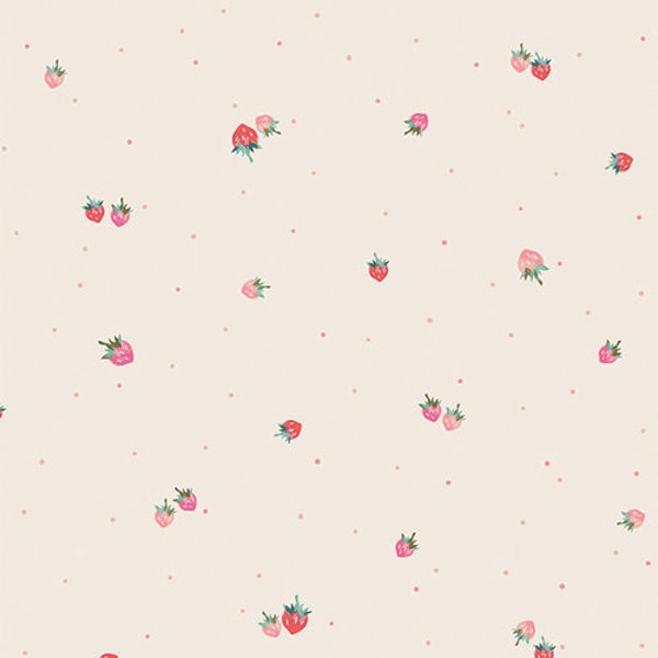 Haven Collection  *  Berry Drizzle HAV16401  Haven Collection By  Amy Sinibaldi Art Gallery Fabric Quilt Cotton Fabric Strawberries