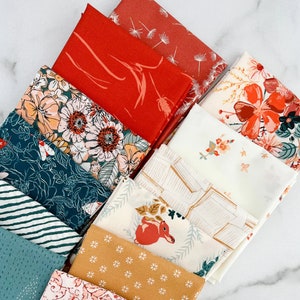 Curated Fat Quarter Bundle | 12 Fat Quarters | Art Gallery Fabrics Quilting Bundle | Modern Fabric Bundle