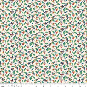 Clearance Woodland Walk Misty Morning Birdsong B  016668125B  Liberty Fabrics | Riley Blake Quilt Cotton Fabric