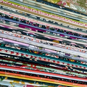 Paquete de retales de telas de galería de arte. Telas de algodón de galería de arte. Bolsa de retales por libra.