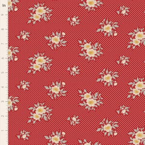 Preordina il 1 settembre Tilda Merry Little Christmas Joy Red TIL100624 Yardage