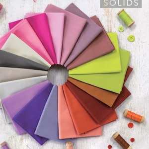 Backorder June  AGF Color Card 227 Colors Pure Solids by Art Gallery Fabrics  AGF    Art Gallery Fabrics Color Card
