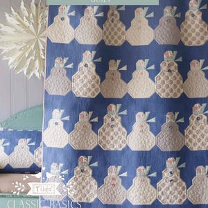 Happy Winter Snowman Quilt Kit featuring Basics by Tilda