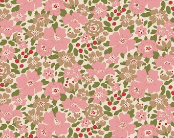 Tilda Creating Memories   Harper Pink    TIL130146  Cotton Fabric Basics Yardage