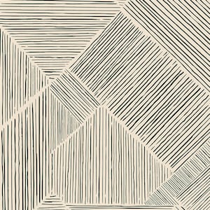 クリアランス - Art Gallery Fabrics AGF の「Indie Boheme Collection」の Trouvaille Routes Sand IBH-64203