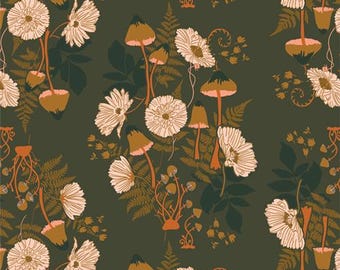 34B  Wild Forgotten  Collection *  Fern & Fungus Acorn   WFG-77609   Art Gallery Fabrics  AGF    AGF Quilt Cotton Fabric woodland