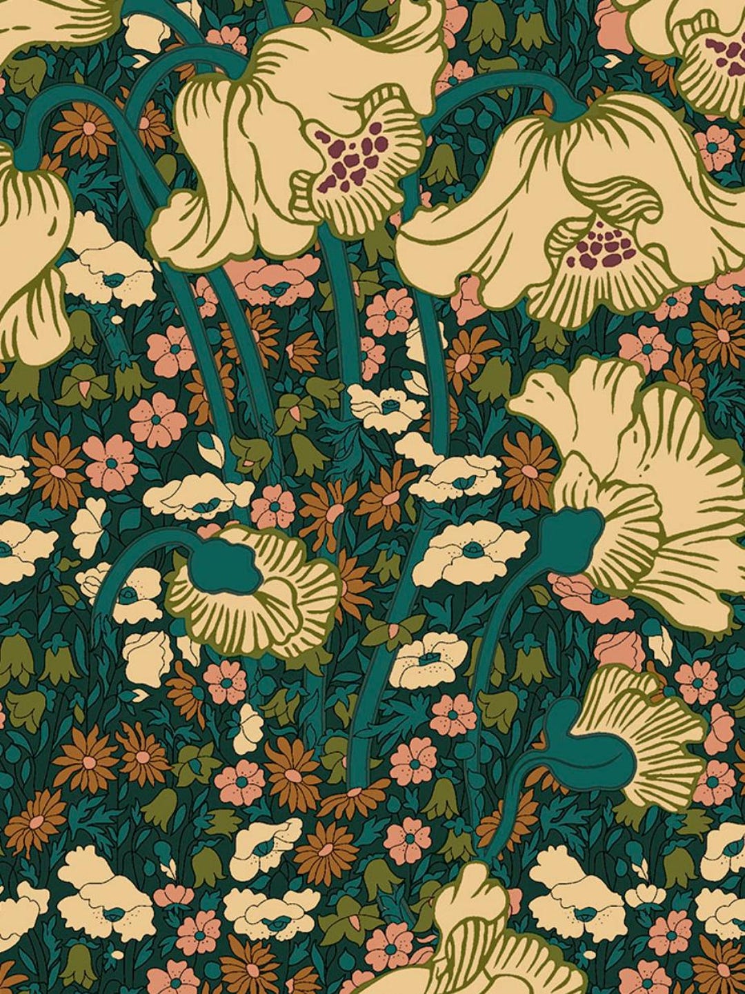 Liberty Fabrics Clementina Daisy Tana Lawn™ Cotton Fabric 03635242B - Etsy