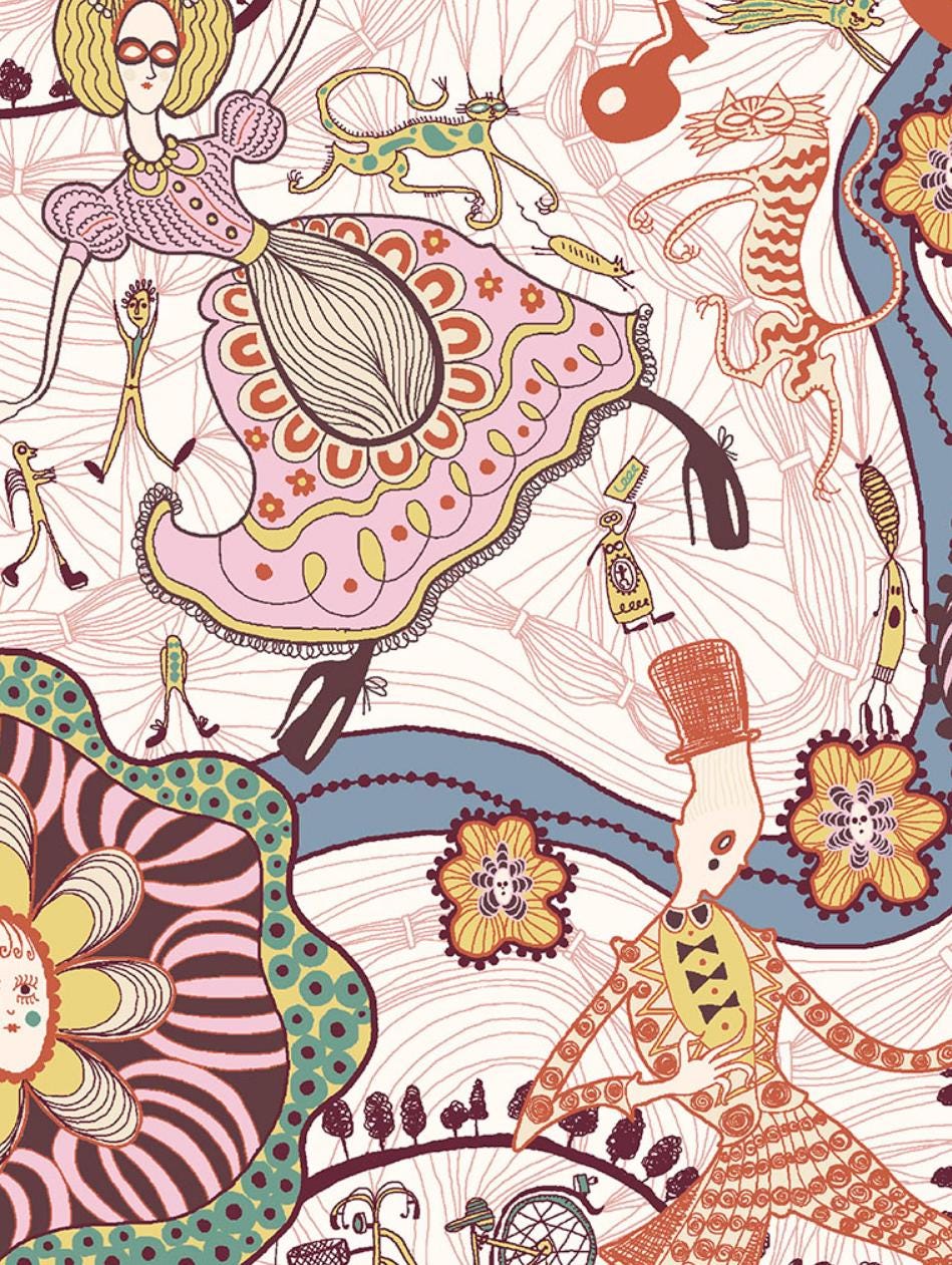 Silhouette Grandeur Nature Grayson Perry (Pink Dress) - Celebrity Cutouts