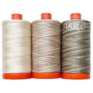 Aurifil Thread AC50CP3-023 Color Builder- Albero della gomma 3pz