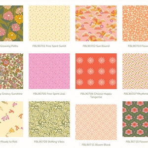 12 Fat Quarters FQ Bundle  Flower Bloom  AGF  Floral Art Gallery Fabrics  Cotton Quilting Fabric