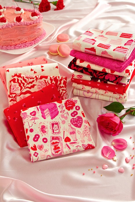 Love Struck  Collection *  14 Piece Fat Quarter Bundle  Half Yard Yardage  Bundle | Art Gallery Fabrics Quilt  Gift