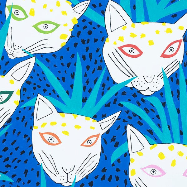 Alexander Henry at the copa   Cats at the Copa-9013B Quilt Cotton Fabric