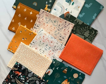Curated Fat Quarter Bundle 12 Fat Quarters from Art Gallery Fabrics Quilting Bundle Hand Selected TMB-01