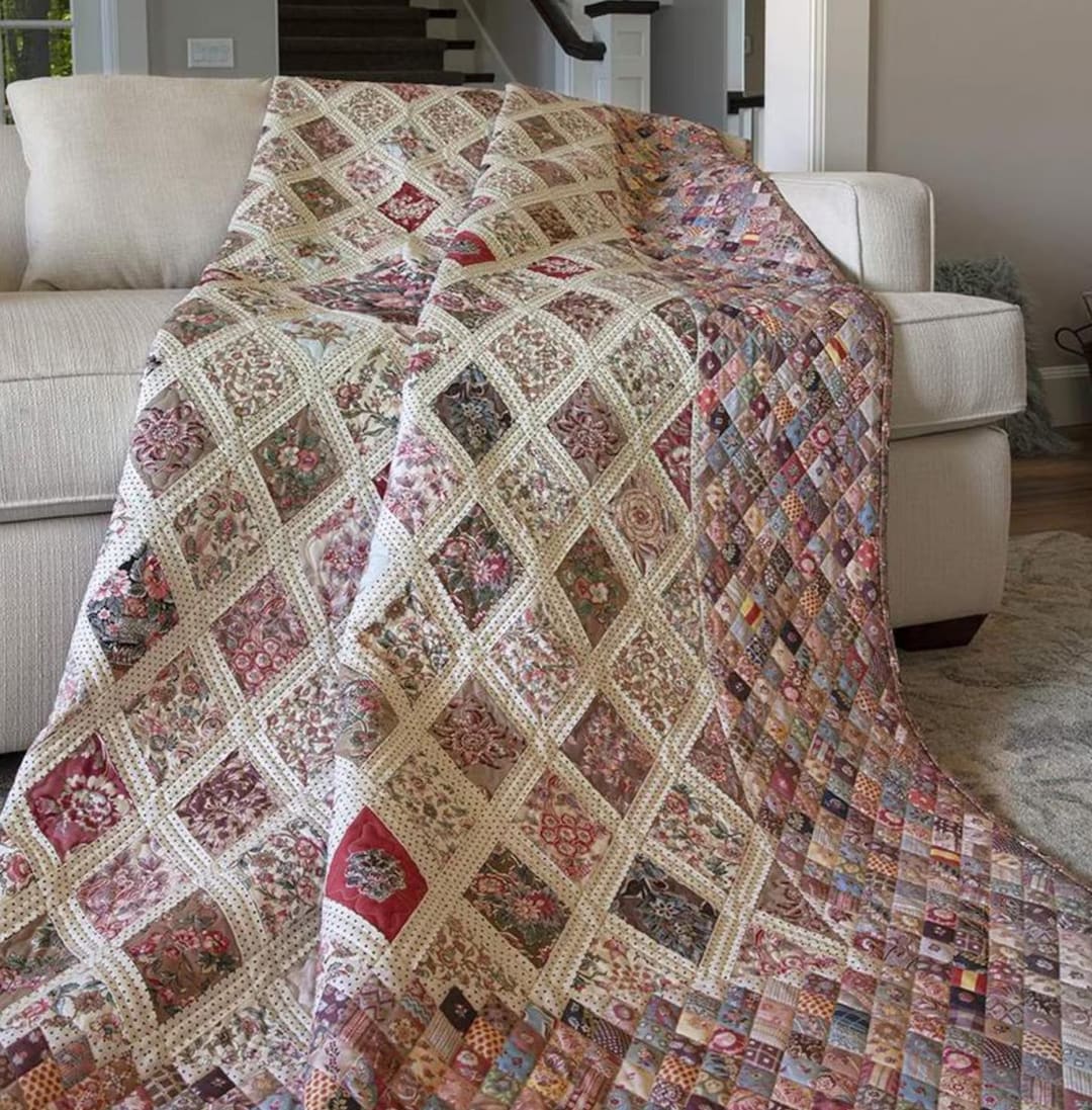 Backorder Jane Austen Coverlet Boxed Quilt Kit KT-17450 - Riley Blake ...