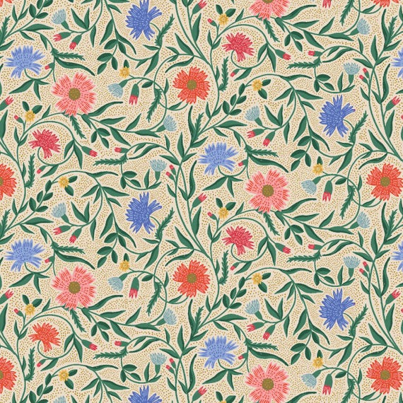 Vintage Garden: Aster in Navy **ALMOST GONE** Vintage Garden: Aster in Navy **ALMOST GONE**