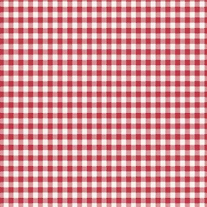 TIL150018 Widebacks Woven Ginham Ginham Red 108" Wide Yardage