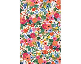 RP100-CR1 Wildwood - Garden Party - Cream Fabric   Rifle Paper Co Cotton+Steel